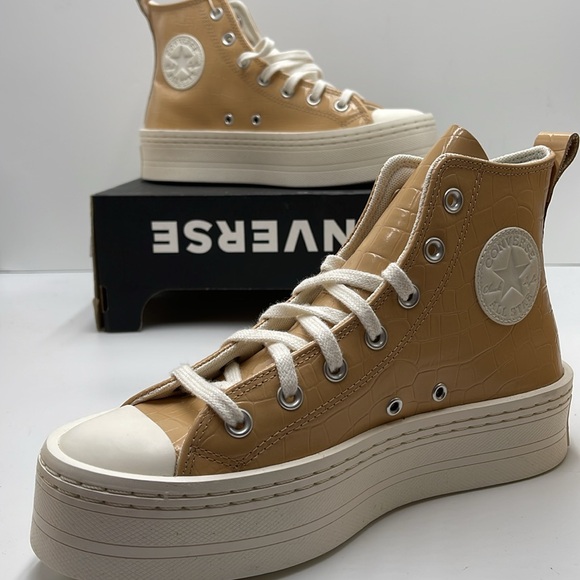 Converse WMNS CTAS MODERN LIFT HI EPIC DUNE/EPIC DUNE/EGRET A07658C Platforms - Picture 2 of 16